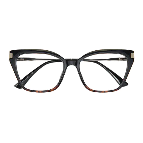 Cat-eye Black/Tortoiseshell Eyeglasses