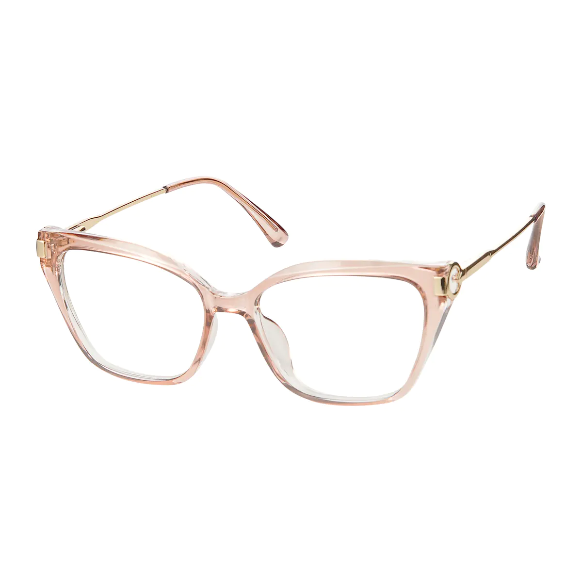 Cat-eye Pale Pink Eyeglasses