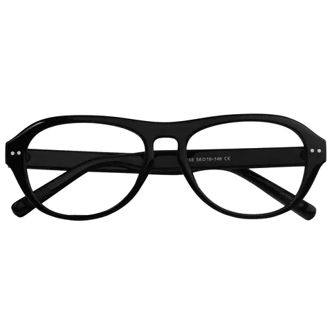 Aviator Black Eyeglasses