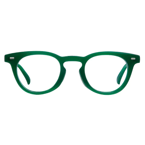 Round Green Eyeglasses