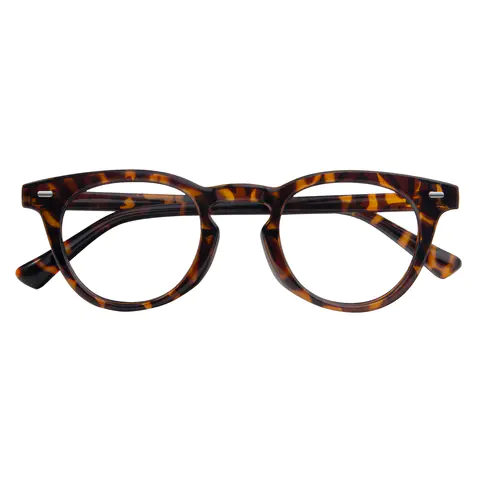 Round Tortoiseshell Eyeglasses