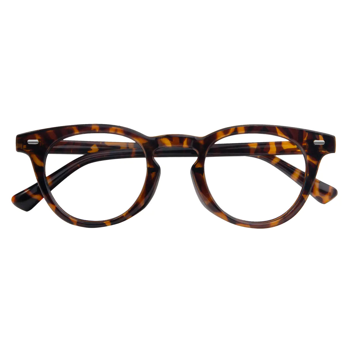 Round Tortoiseshell Eyeglasses