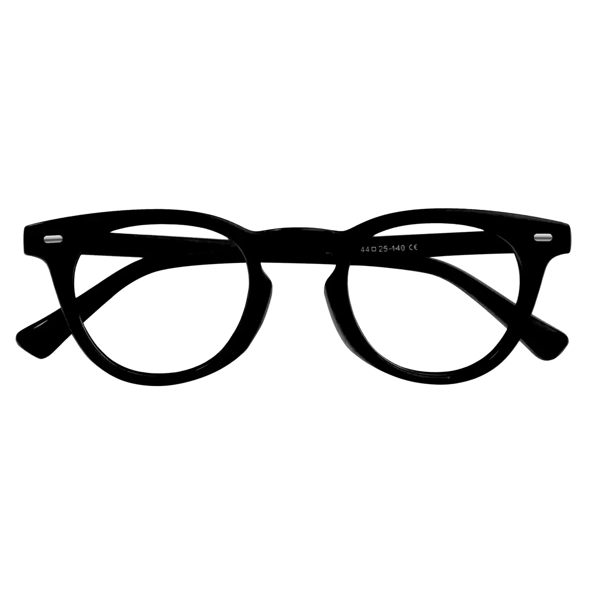 Round Black Eyeglasses