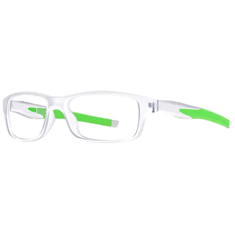 Rectangle Green Eyeglasses