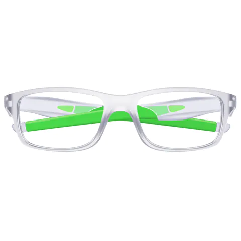 Rectangle Green Eyeglasses