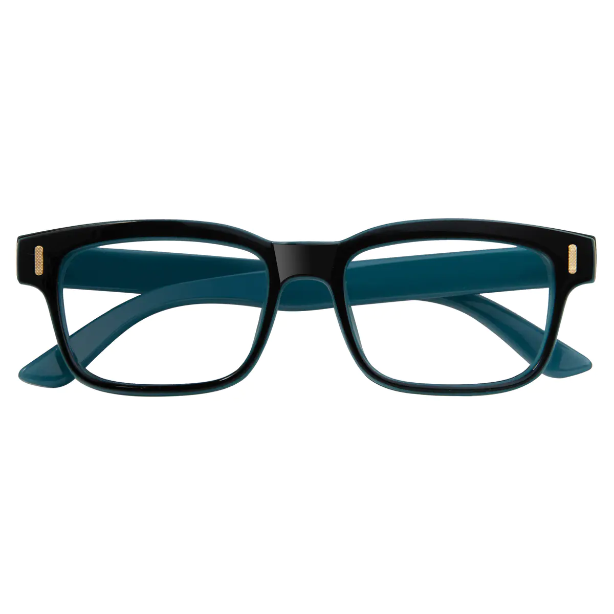 Rectangle Blue Eyeglasses