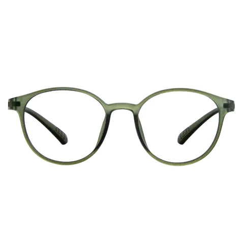 Round Light green Eyeglasses