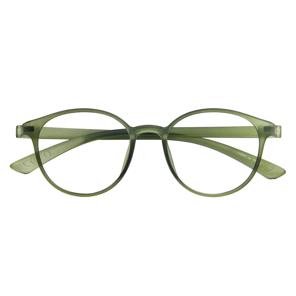 Round Light green Eyeglasses