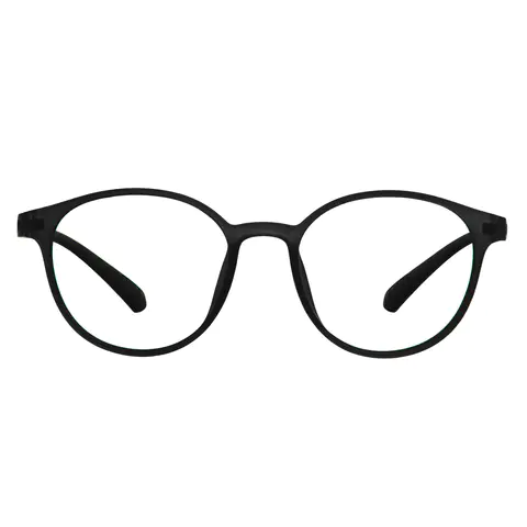 Round Black Eyeglasses