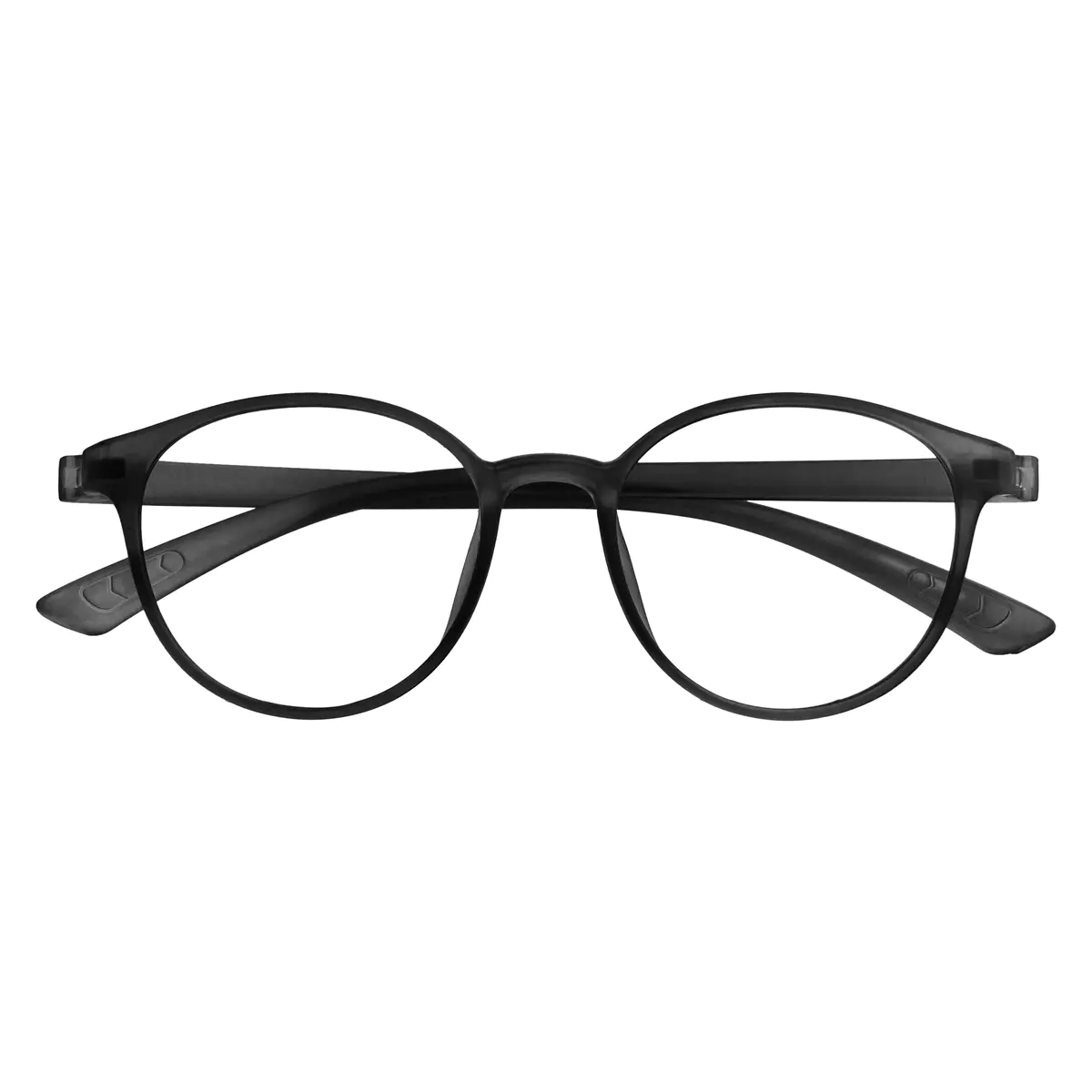 Round Black Eyeglasses