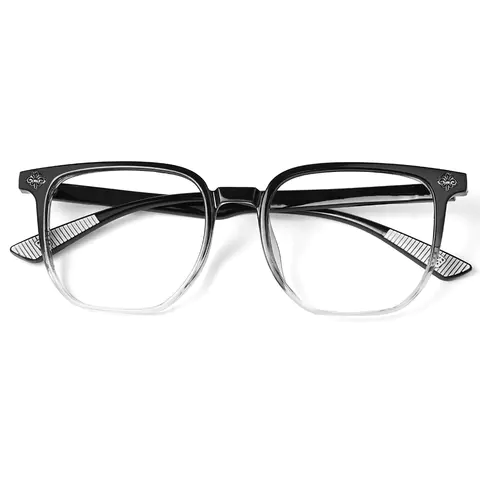 Square Black/Clear Eyeglasses