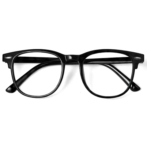 Square Black Eyeglasses