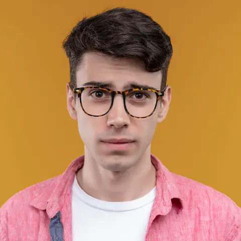 Square Tortoiseshell Eyeglasses