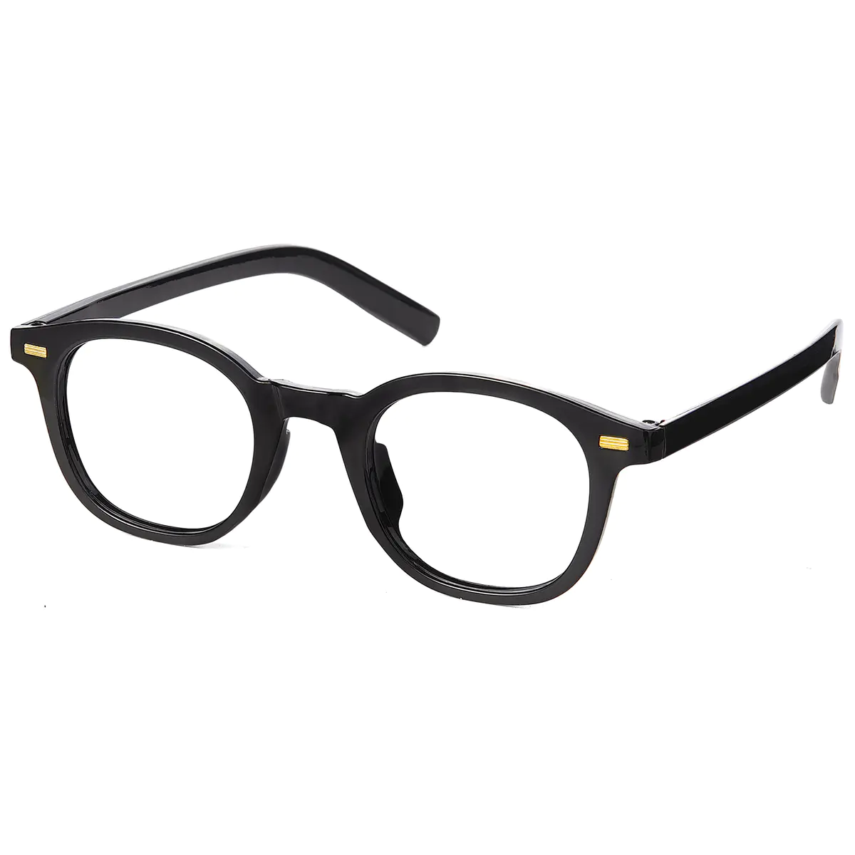 Square Black Eyeglasses