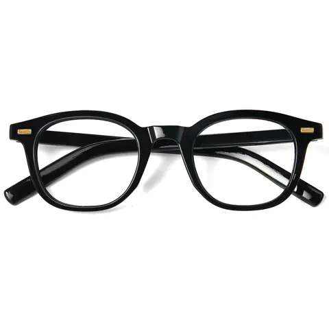 Square Black Eyeglasses