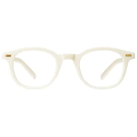 Square White Eyeglasses