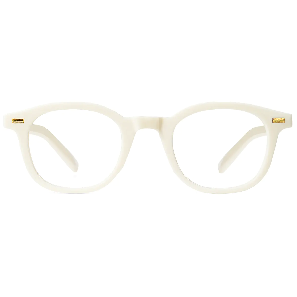 Square White Eyeglasses