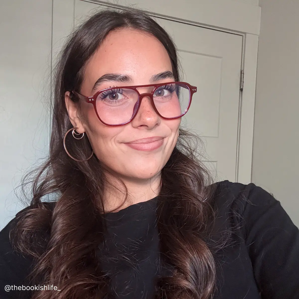 Aviator Red Eyeglasses