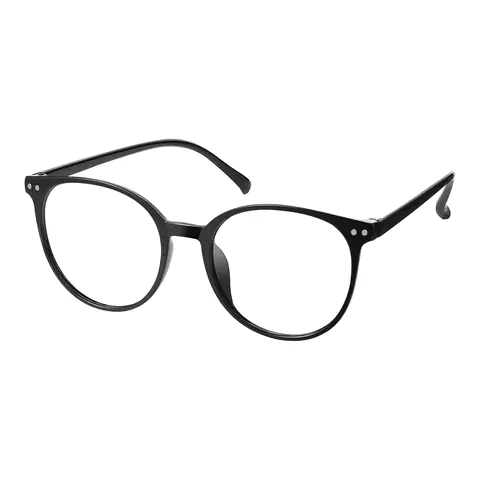 Round Black Eyeglasses