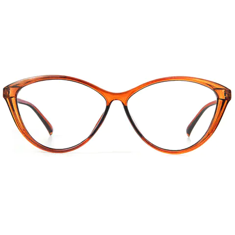 Cat-eye Light Brown Eyeglasses