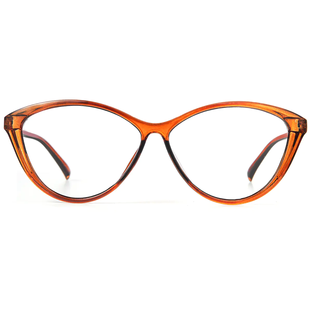 Cat-eye Light Brown Eyeglasses