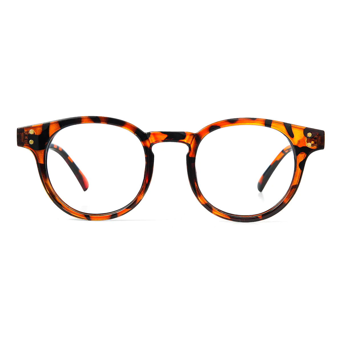 Round Tortoiseshell Eyeglasses