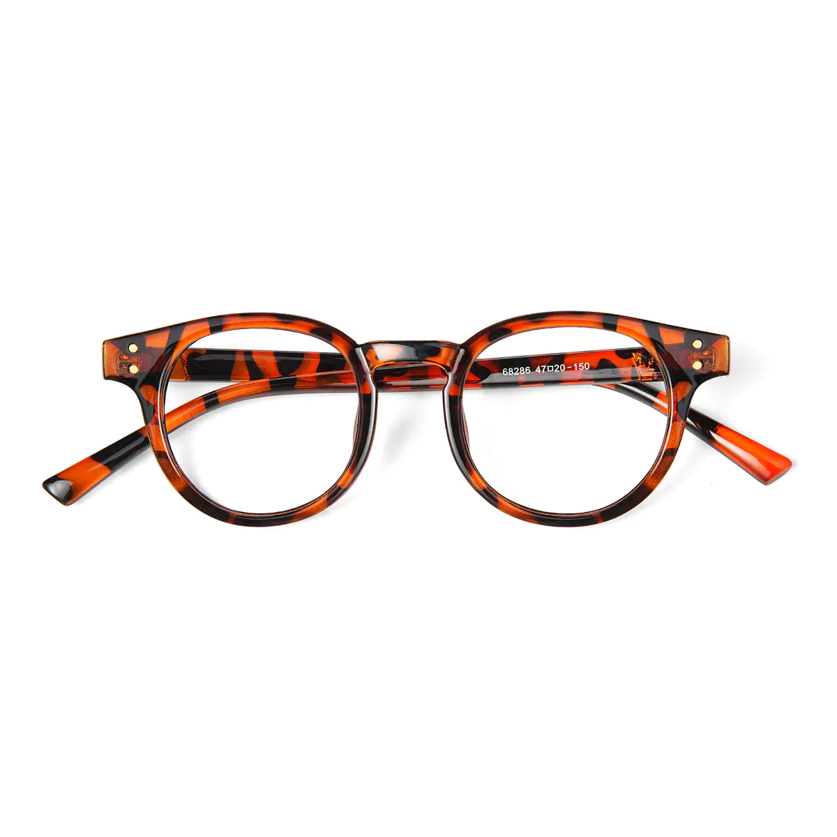 Round Tortoiseshell Eyeglasses