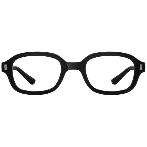 Rectangle Black Eyeglasses
