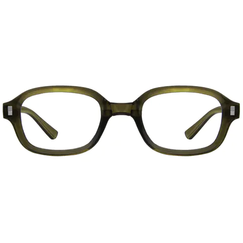 Rectangle Green Eyeglasses