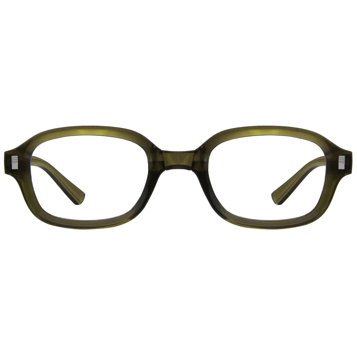 Rectangle Green Eyeglasses