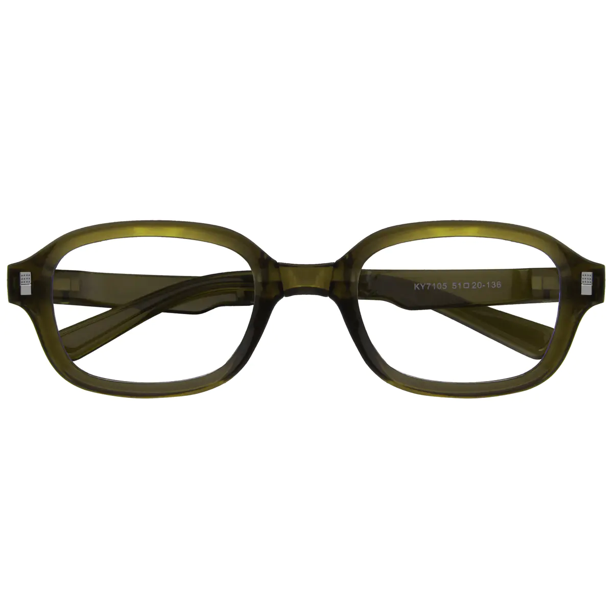 Rectangle Green Eyeglasses