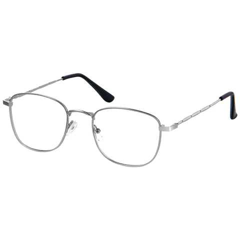 Square Silver Eyeglasses