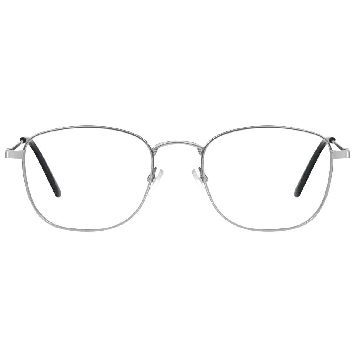Square Silver Eyeglasses