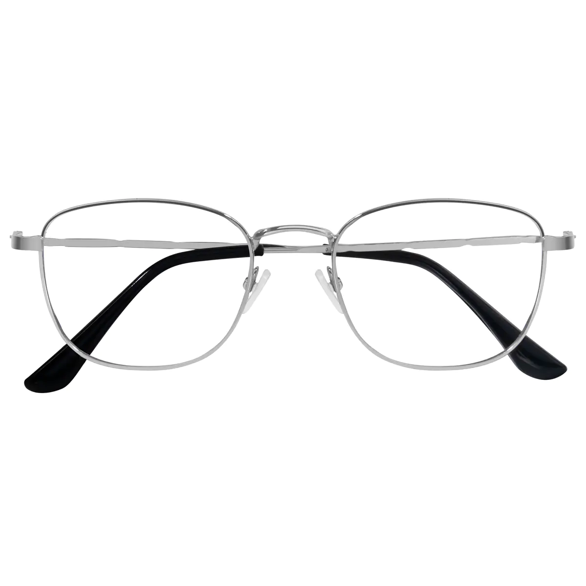 Square Silver Eyeglasses