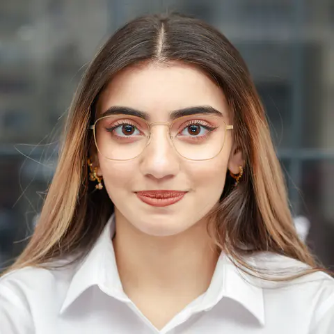 Square Silver Eyeglasses