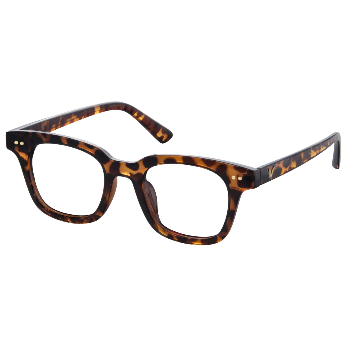 Square Tortoiseshell Eyeglasses