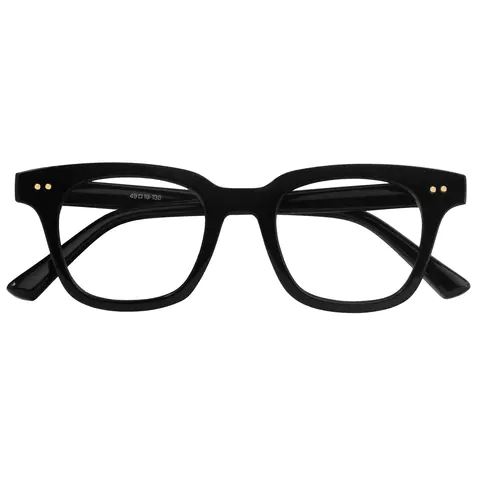 Square Black Eyeglasses