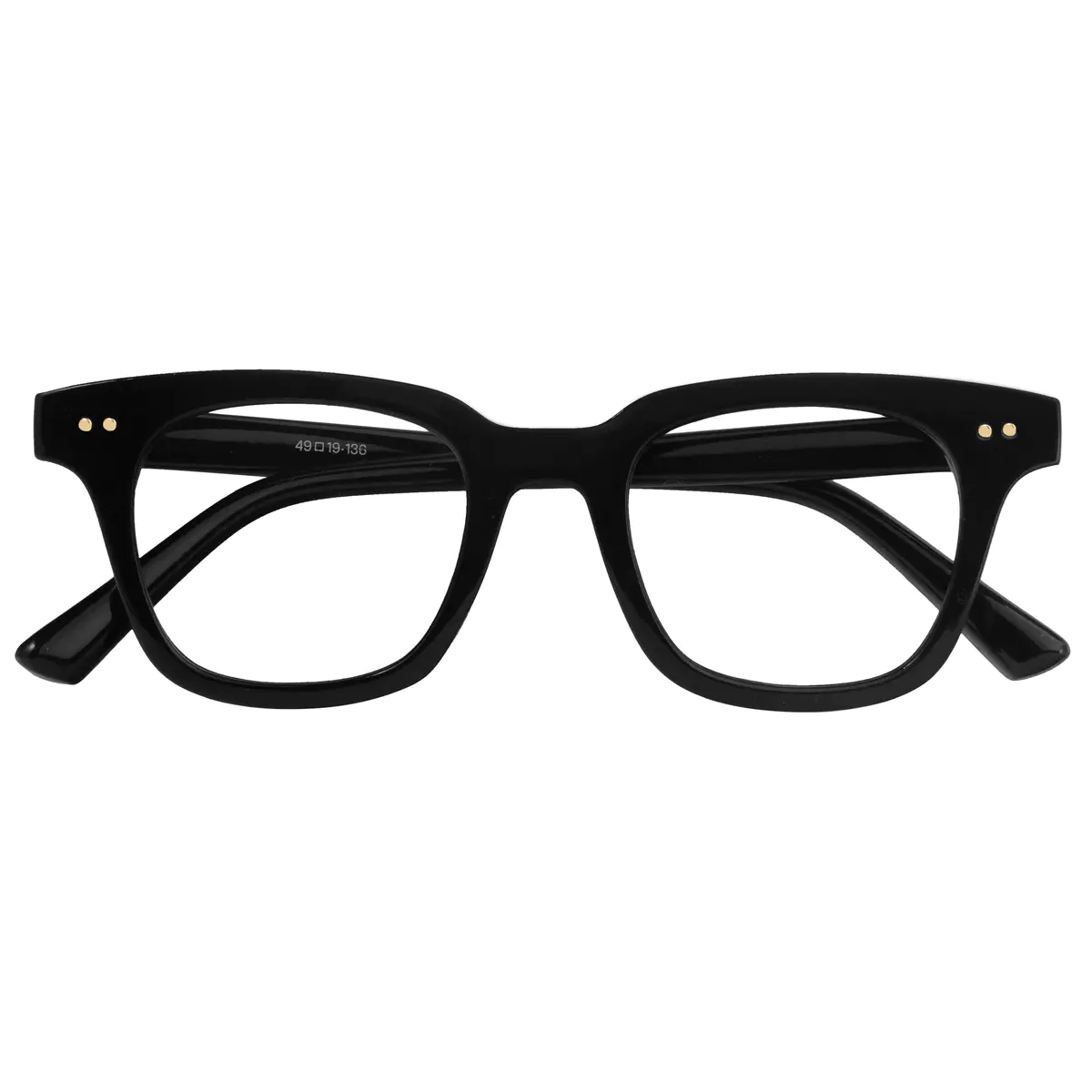 Square Black Eyeglasses
