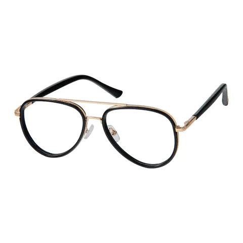 Aviator Black Eyeglasses
