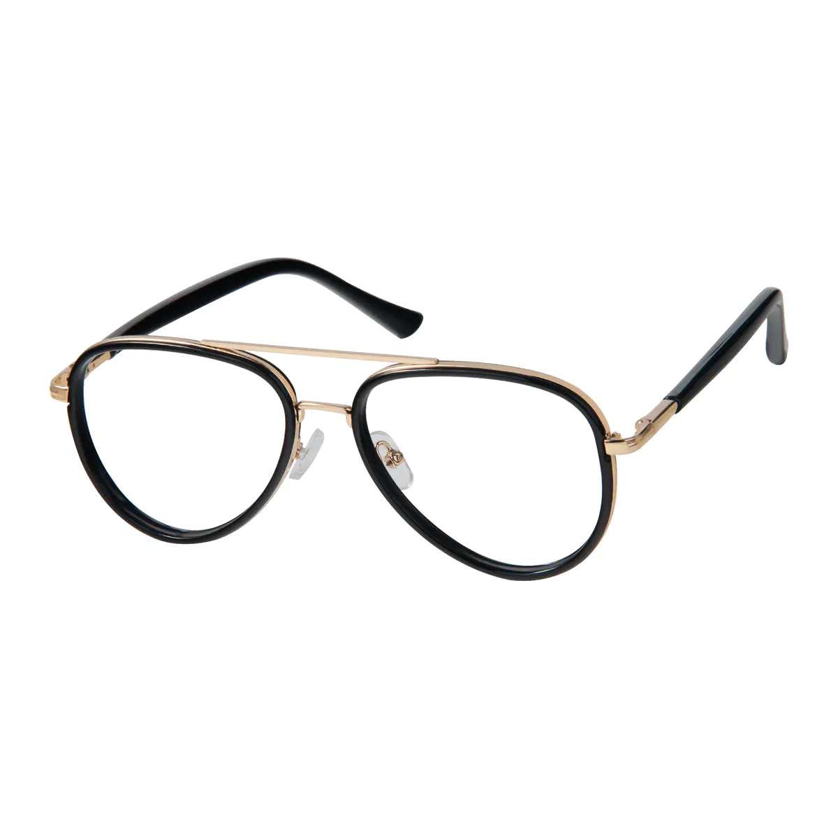 Aviator Black Eyeglasses