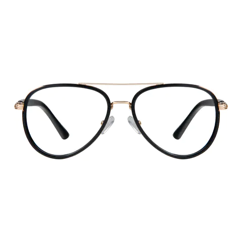 Aviator Black Eyeglasses