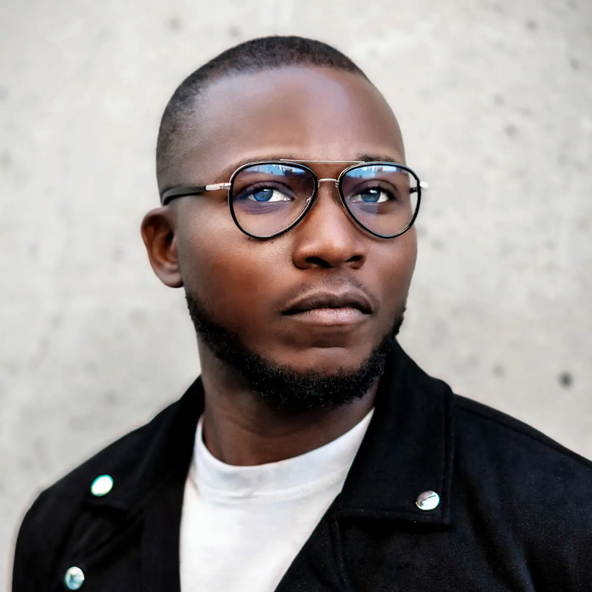 Aviator Black Eyeglasses