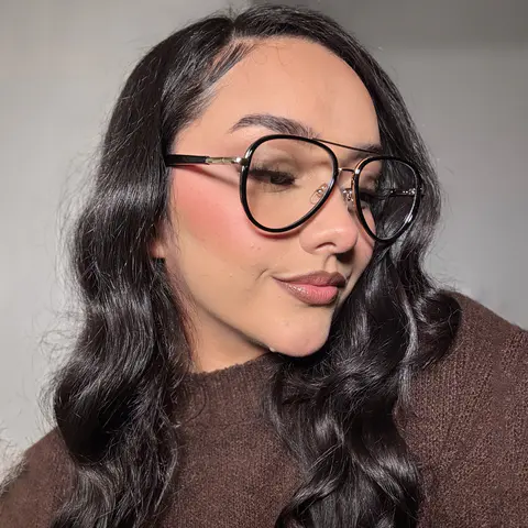 Aviator Black Eyeglasses