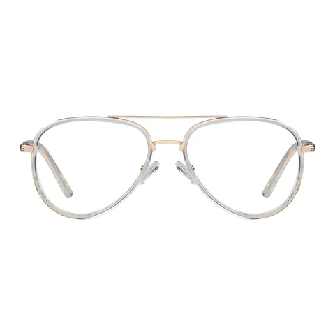 Aviator Gold Eyeglasses