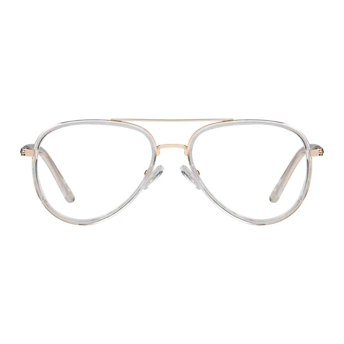 Aviator Gold Eyeglasses