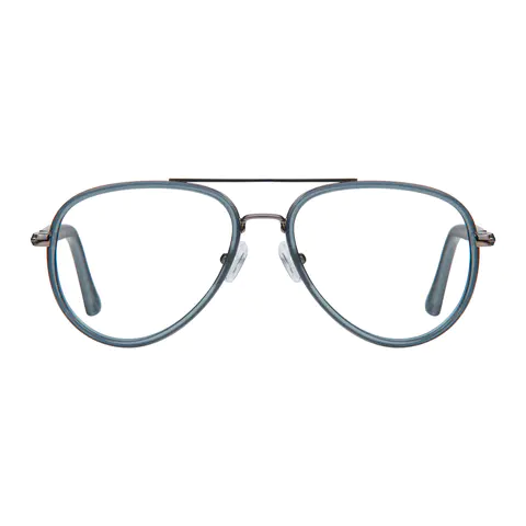 Aviator Light Blue Eyeglasses