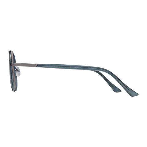 Aviator Light Blue Eyeglasses
