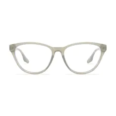 Cat-eye Transparent Gray Eyeglasses