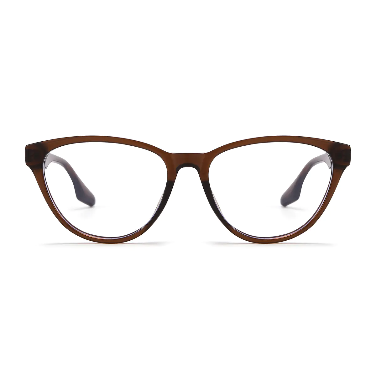 Cat-eye Light Brown Eyeglasses