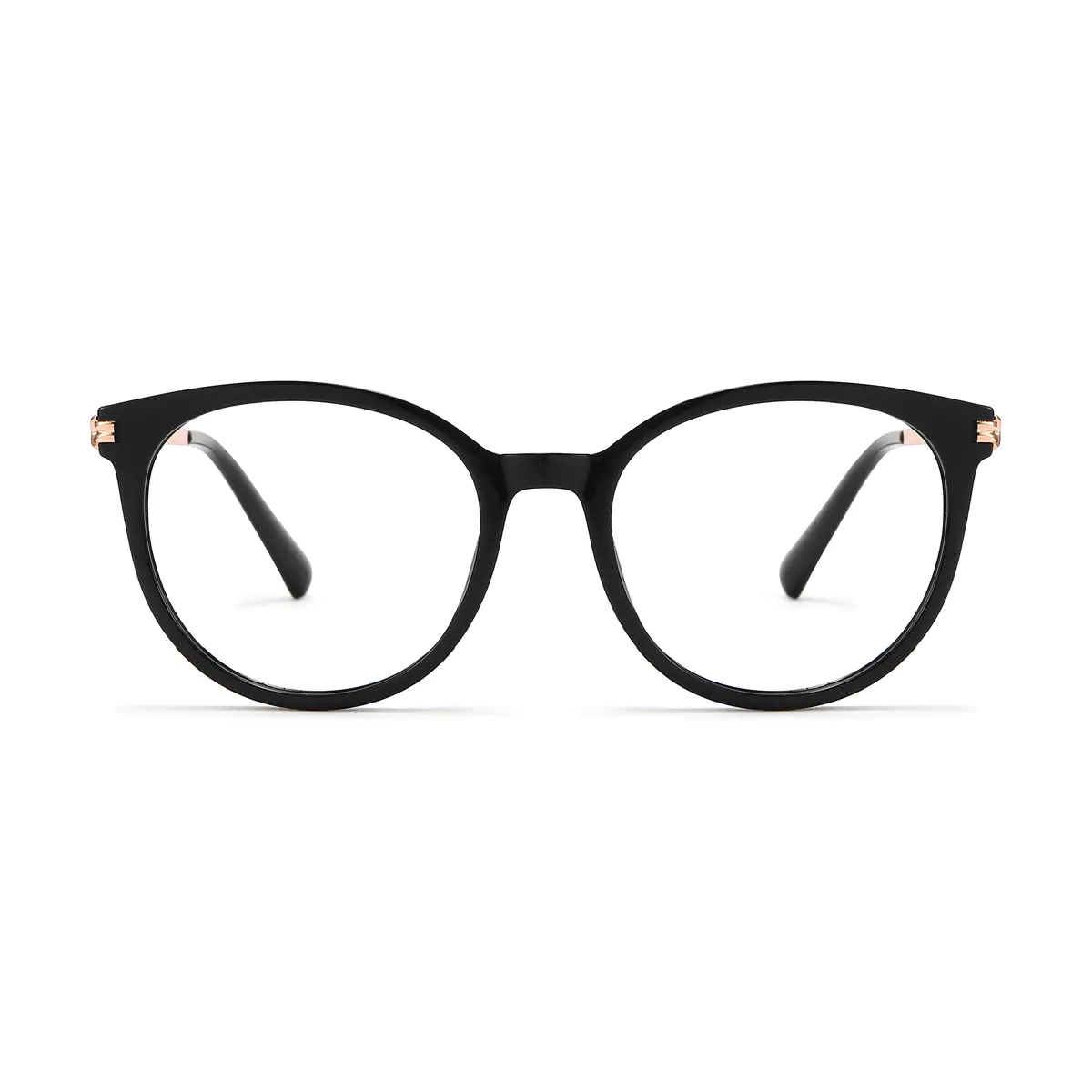 Round Black Eyeglasses
